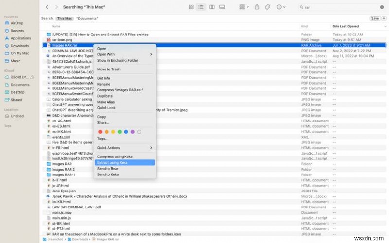 macOS で RAR ファイルを開いて抽出する – ステップバイステップガイド 