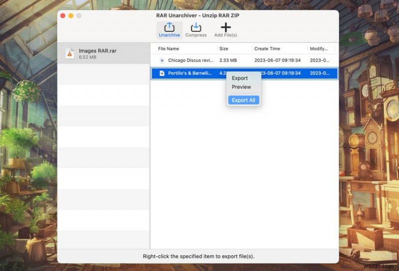 macOS で RAR ファイルを開いて抽出する – ステップバイステップガイド 
