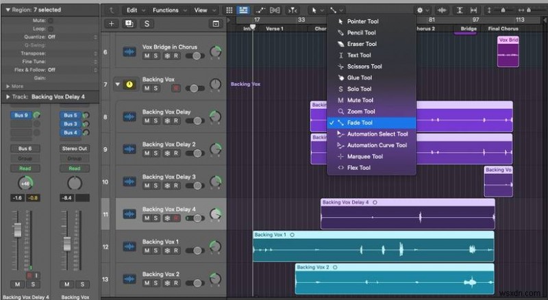 Logic Pro でのスムーズなオーディオ フェード:プロレベルのクイック ガイド 