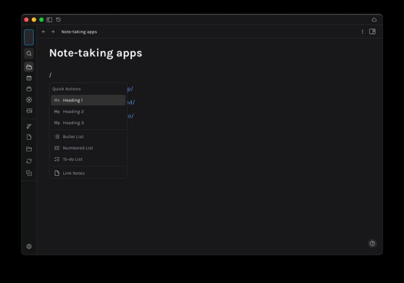 ワークフローを簡素化:Obsidian や Notion に代わるミニマリスト 