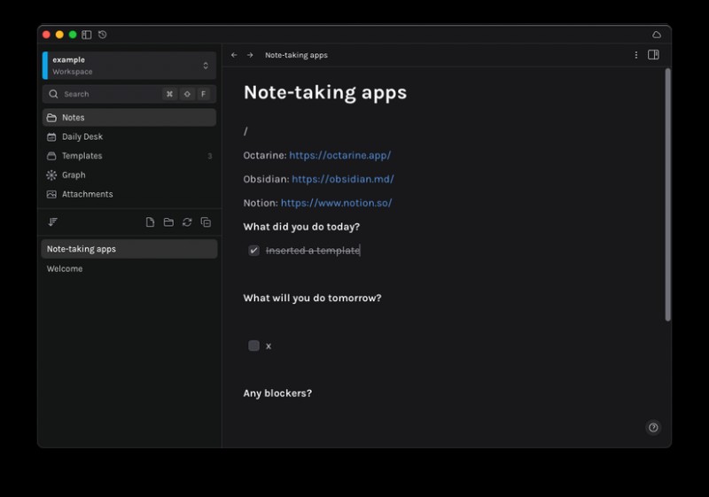 ワークフローを簡素化:Obsidian や Notion に代わるミニマリスト 