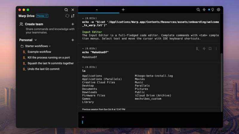 macOS のターミナル代替手段トップ 6:コマンドライン ワークフローを強化する 