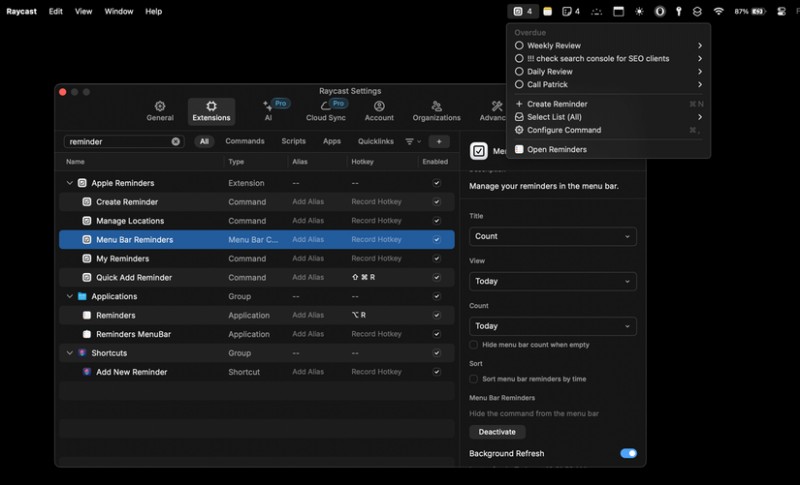 Raycast:生産性を向上させる必須の Mac アプリ 