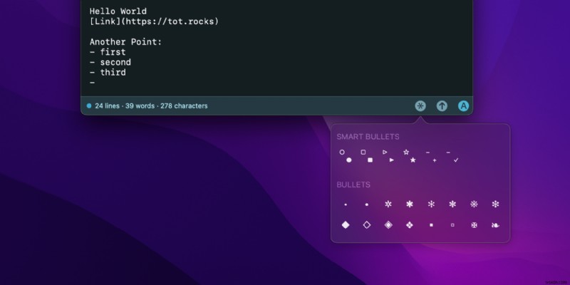 すべての Mac ユーザーにとって必須のクリーンでシンプルなメモ取りアプリ 