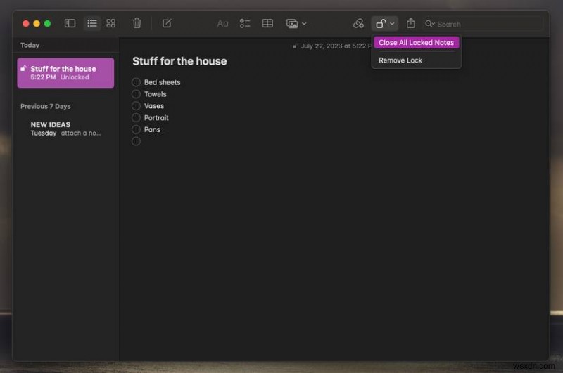 macOS でメモを保護する:メモをロックするためのステップバイステップ ガイド 