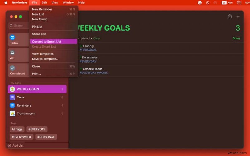 macOS リマインダーでスマート リストをマスター:Mac の生産性を向上 