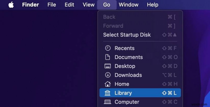 macOS で隠しライブラリ フォルダーにアクセスするためのステップバイステップ ガイド 