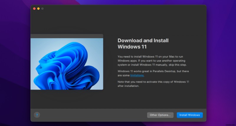Mac で Windows 11 を簡単に実行:実績のあるアプリ ガイド 