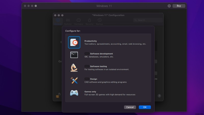 Mac で Windows 11 を簡単に実行:実績のあるアプリ ガイド 