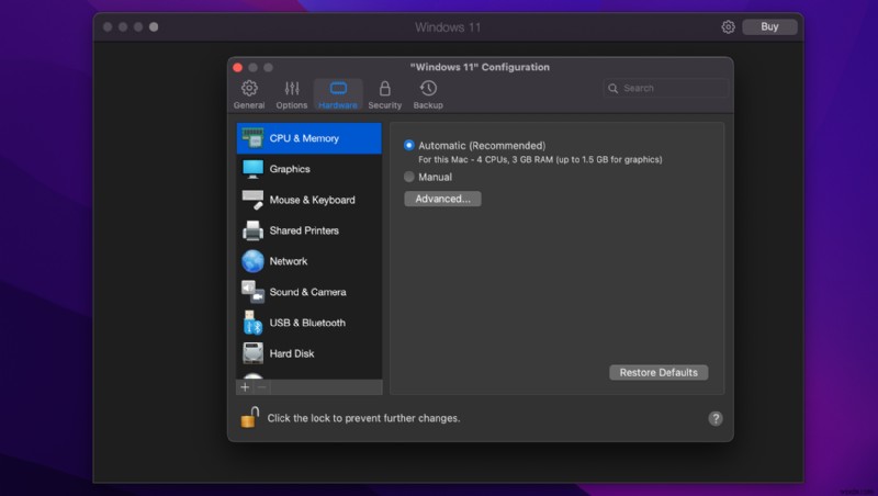 Mac で Windows 11 を簡単に実行:実績のあるアプリ ガイド 