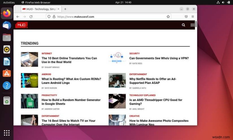 Ubuntu 22.04 Jammy Jellyfish が物議を醸す Firefox アップデートを導入 