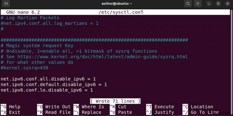 Ubuntu で IPv6 を無効にする:ステップバイステップ ガイド 