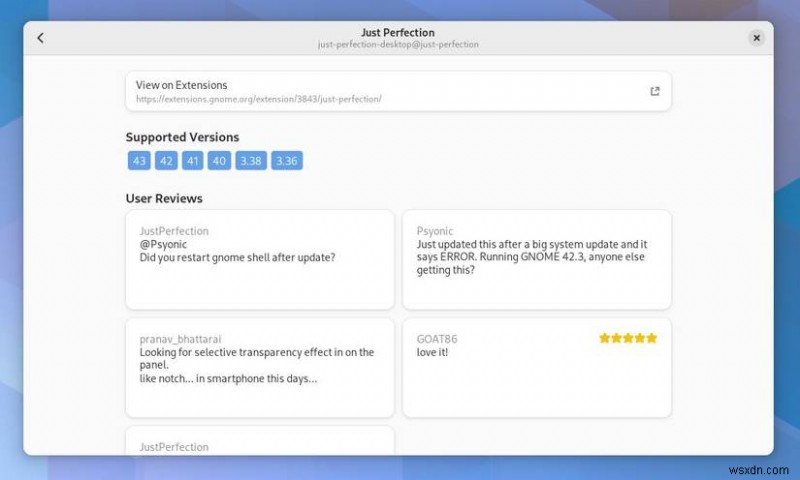 Extension Manager を使用して GNOME 拡張機能を簡単に管理 