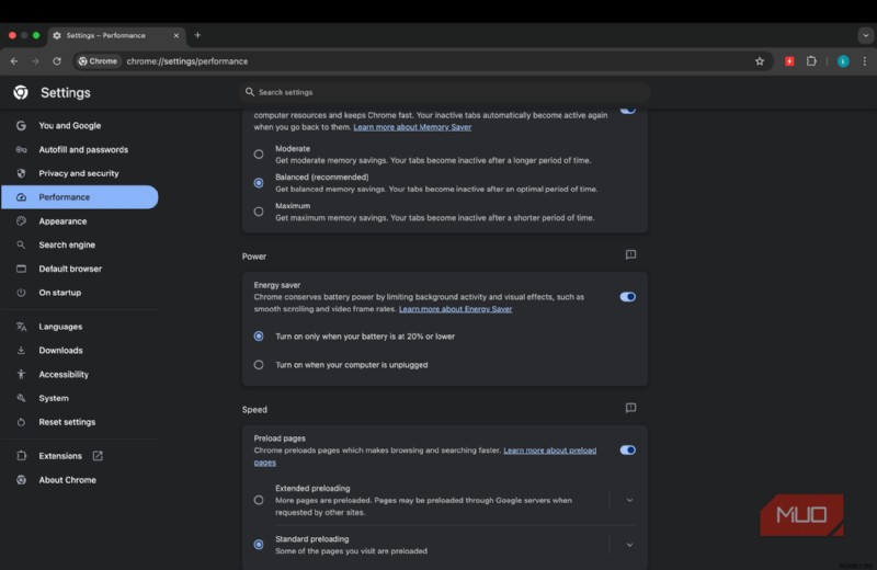 Chrome のパフォーマンスを向上:ブラウジングを高速化する 8 つの重要な設定 