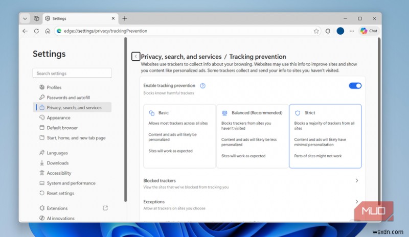 安全な Microsoft Edge:究極のプライバシーのための 4 つの必須設定 