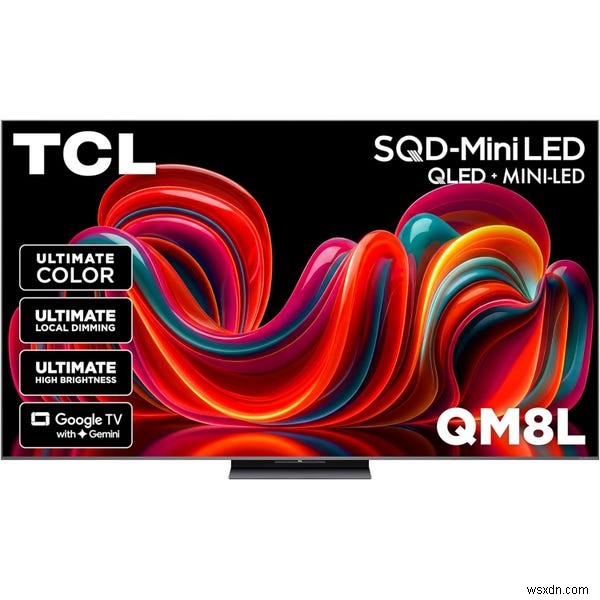 TCL QM8L SQD 4K レビュー:優れたカラーと HDR パフォーマンス 