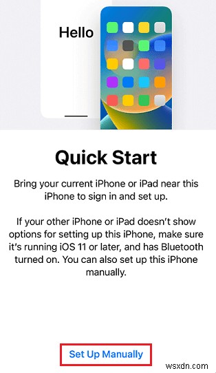 Apple ID なしで iPhone をすばやくセットアップする 