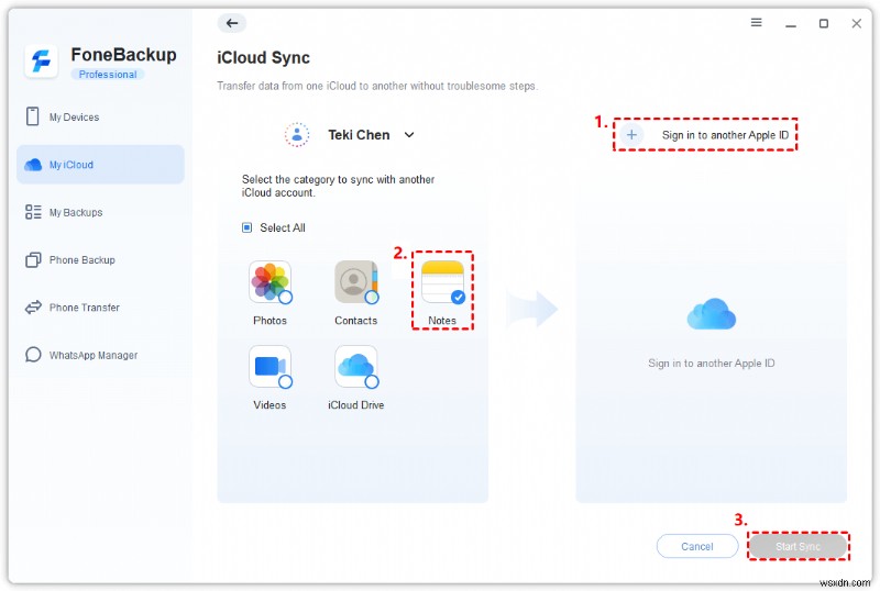 iCloud アカウント間でメモを転送する:4 つの実証済みの方法