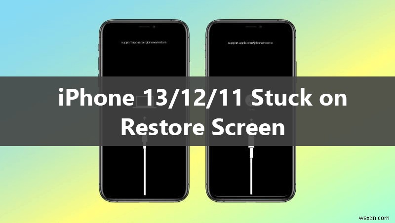 iPhoneが復元画面でスタックしますか?デバイスを再び動作させるための簡単な修正 