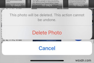 iPhoneの最近削除したアルバムから完全に削除された写真を復元する