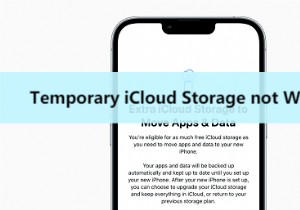 iOS 15/16でのiCloudストレージの一時的な問題を修正する – クイックソリューション 