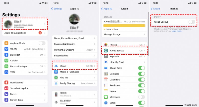 「iPhone が 2 週間バックアップされていません」という通知を解決する — 簡単な手順とバックアップの解決策 