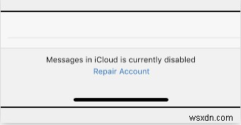 「iCloud のメッセージは現在無効になっています」エラーの段階的な修正 