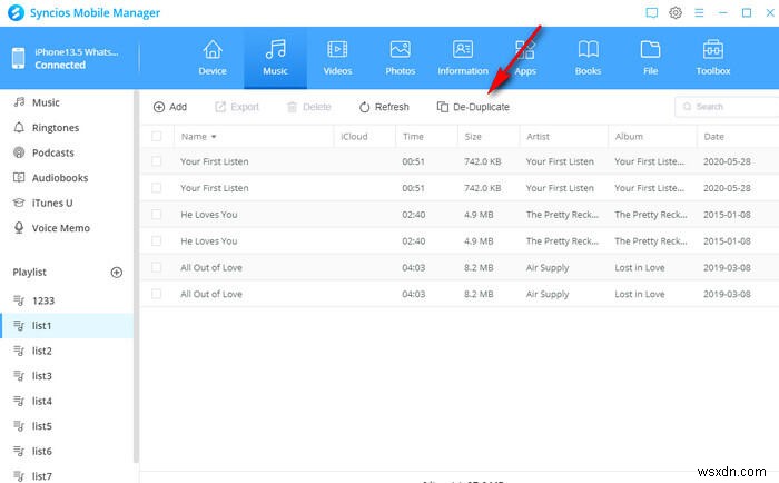 iPhone 上の重複した曲を削除する:迅速かつ信頼性の高いガイド