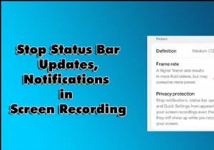 ColorOS 16 での画面録画中のステータス バーと通知ポップアップを無効にする 