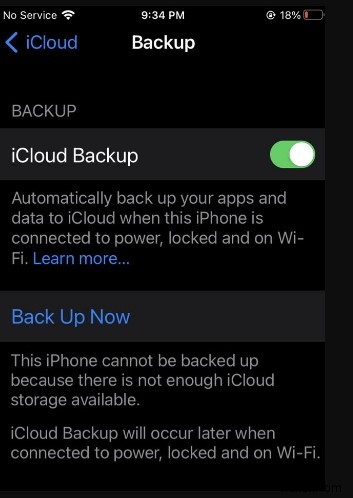 iCloud ストレージに十分な容量があるのに「容量が不足しています」と表示される – 診断と解決方法 