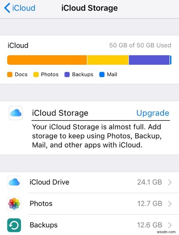 iCloud「最後のバックアップを完了できませんでした」エラーを解決する方法