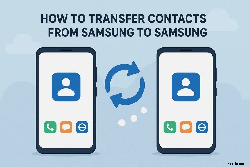 Samsung 携帯電話間で連絡先を転送する:7 つのシンプルで信頼性の高い方法 