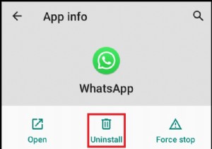 WhatsApp のアンインストール:知っておくべきことすべて 