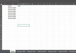 Excel でのマスターシートの作成と管理:データの効率的なリンクと整理 