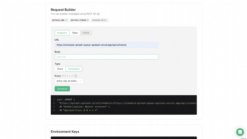 Upstash でツイート スケジューラを作成する:ステップバイステップ ガイド 