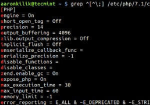 Linuxの設定ファイルからコメント行を一瞬で除外してクリーンに表示する方法