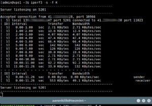 iPerf3 – Linux の正確なネットワーク スループットと速度テスト 