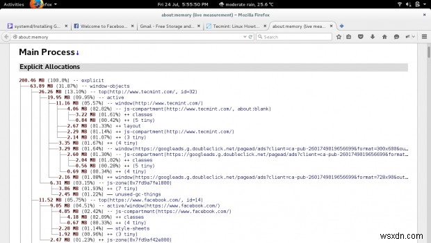Linux で CD から ISO を作成し、ユーザー アクティビティを監視し、ブラウザのメモリ使用量を追跡する 