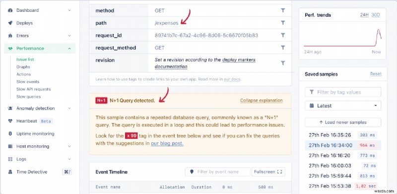 AppSignal を使用して Ruby on Rails アプリのパフォーマンスを効率的に監視する 