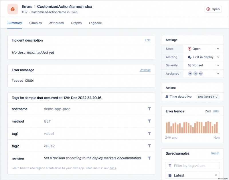 AppSignal 3.4.1 によるシームレスな Rails 例外レポート
