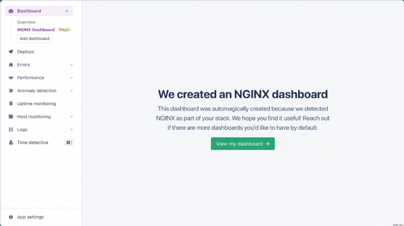 AppSignal による自動 NGINX パフォーマンス モニタリング:リアルタイム インサイトとカスタム ダッシュボード 