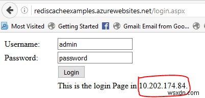 負荷分散セットアップで Redis キャッシュを使用した Azure App Service での効率的なセッション管理 