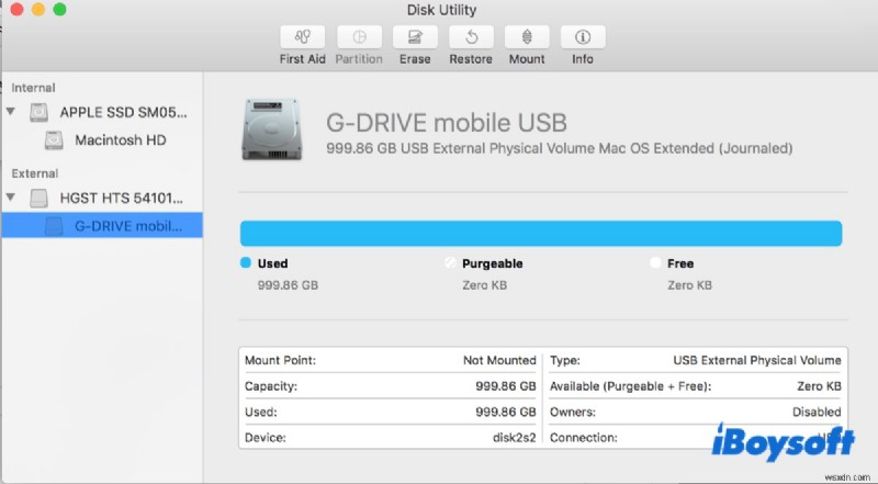 Mac に G-Drive 外部ドライブがありませんか?データを保護するためのクイックチェック 