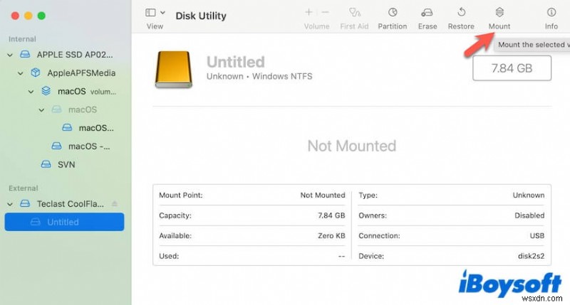 macOS で強制的に取り出した後に認識されない外付けドライブを回復する方法 