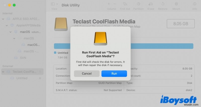 macOS で強制的に取り出した後に認識されない外付けドライブを回復する方法 