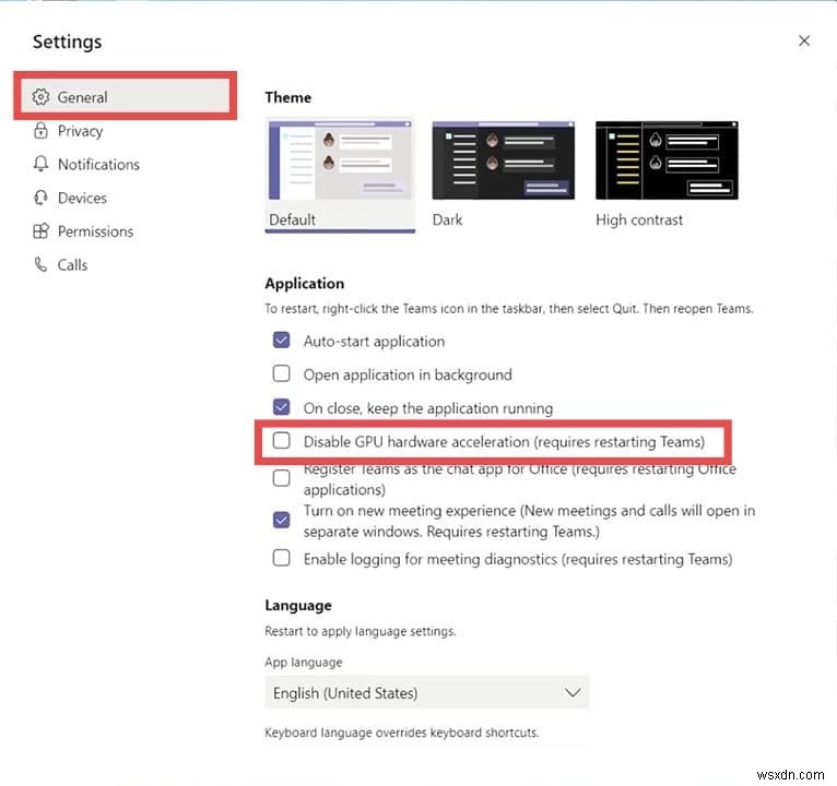 Mac 上の Microsoft Teams でリソース使用量を削減する方法 