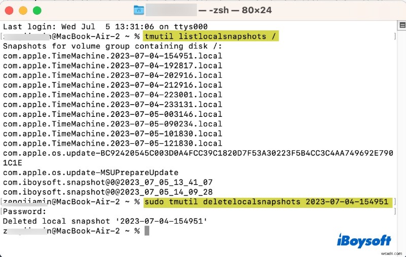 macOS Sonoma、Ventura、Sequoia での「Time Machine がバックアップを完了できませんでした」エラーを解決する