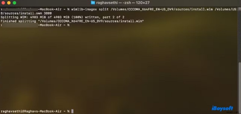 macOS 上で Windows 11 ブート可能 USB を作成する:ステップバイステップ ガイド 