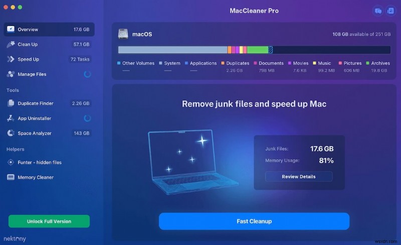 無料の Mac クリーナー トップ 8 – CleanMyMac の最良の代替品 
