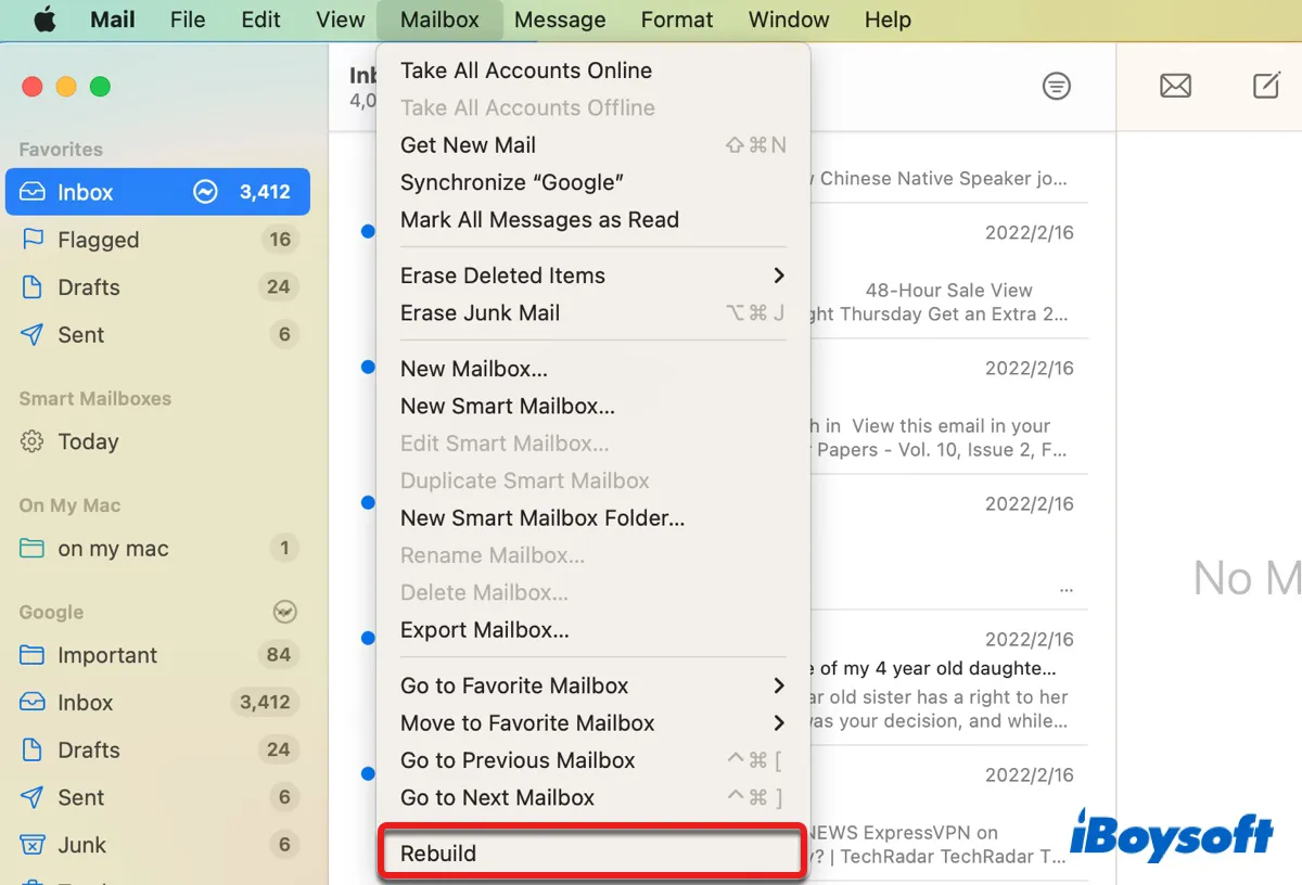 macOS Ventura での Apple Mail 検索の問題の修正 – ステップバイステップガイド 
